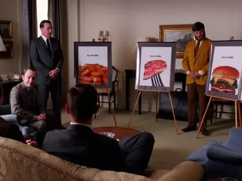 Mad Men com propaganda Heinz