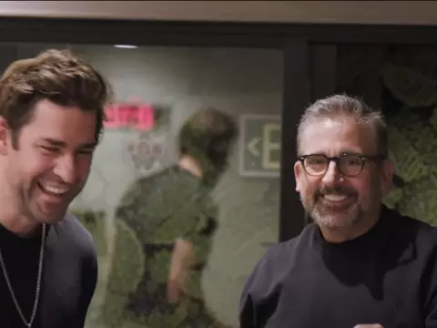 Amigos Imaginários reúne John Krasinski e Steve Carrell, de The Office, em vídeo
