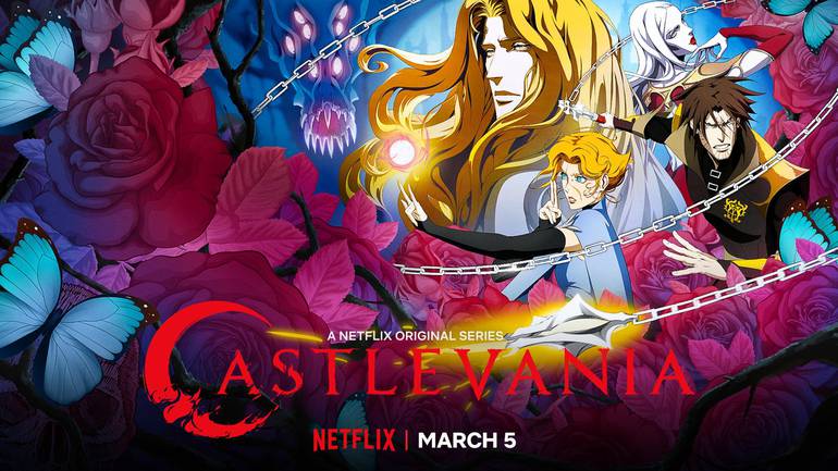 Imagem da série animada de Castlevania da Netflix