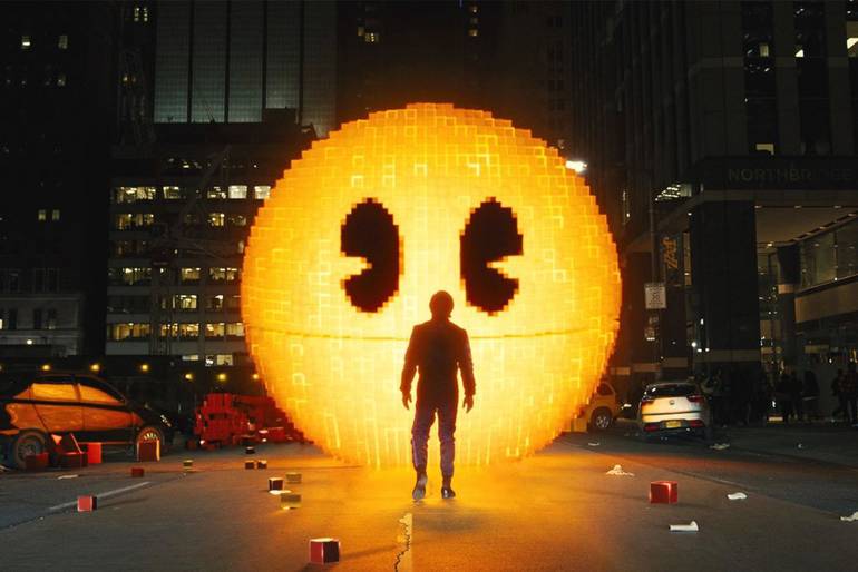 Cena do filme Pixels mostra Pac-Man