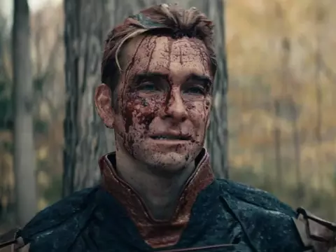 Antony Starr como Homelander em The Boys (Amazon Prime Video/Divulgação)