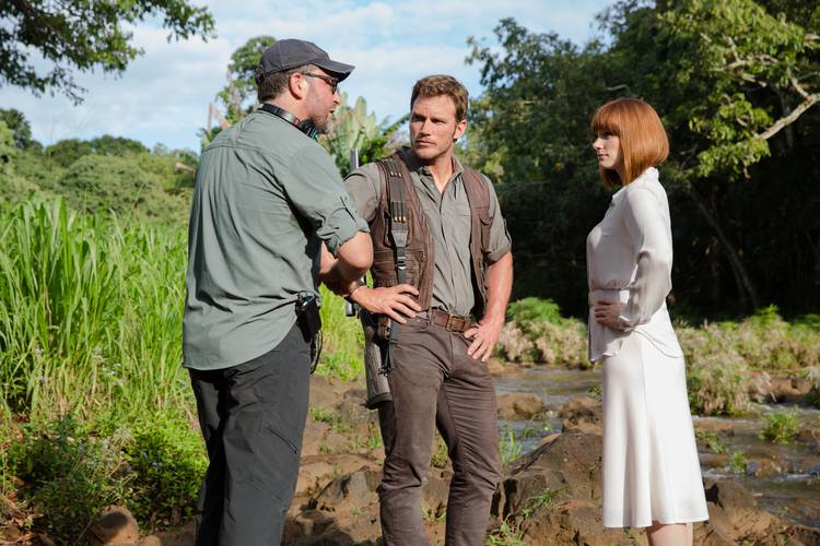 Foto de bastidores de Jurassic World