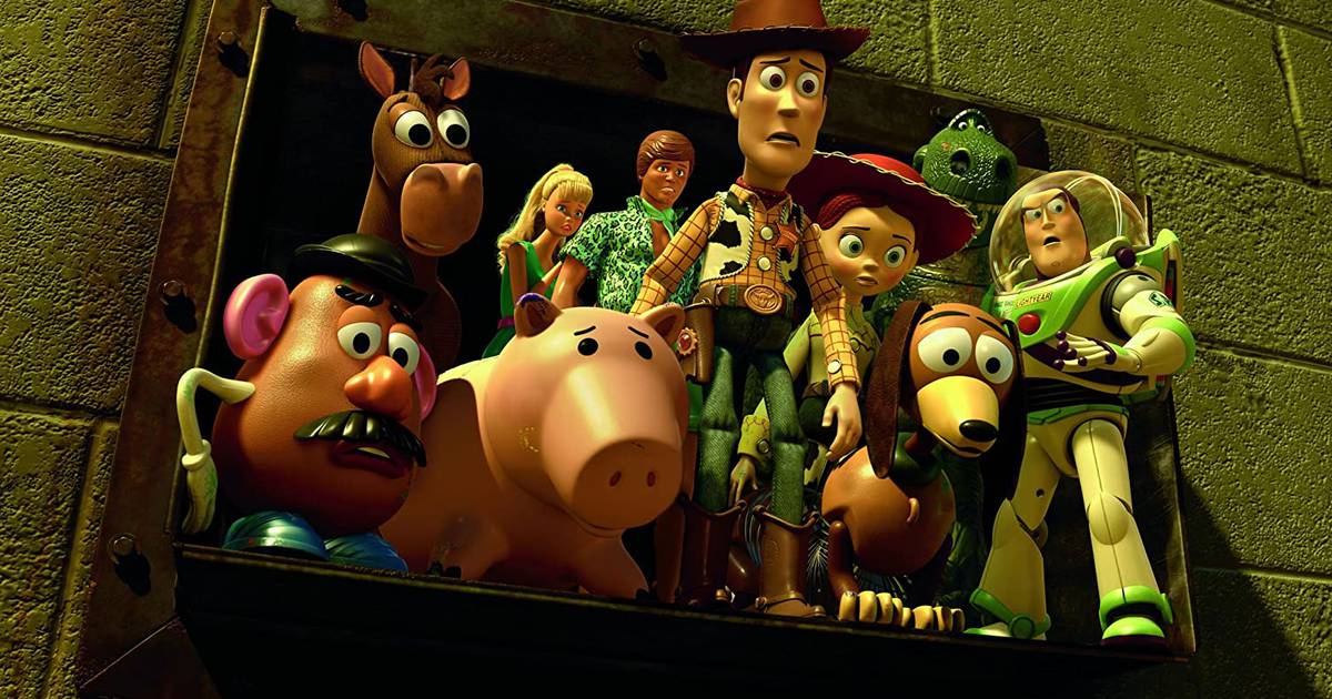 7 personagens do filme de animação `Toy Story` (1995)
