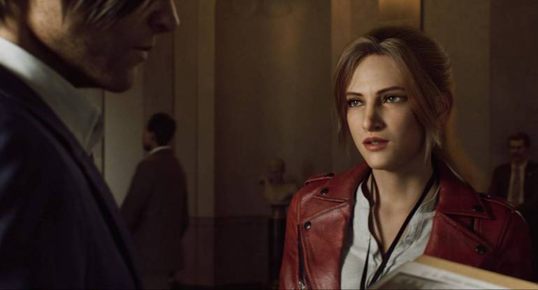 Claire em Resident Evil: No Escuro Absoluto.