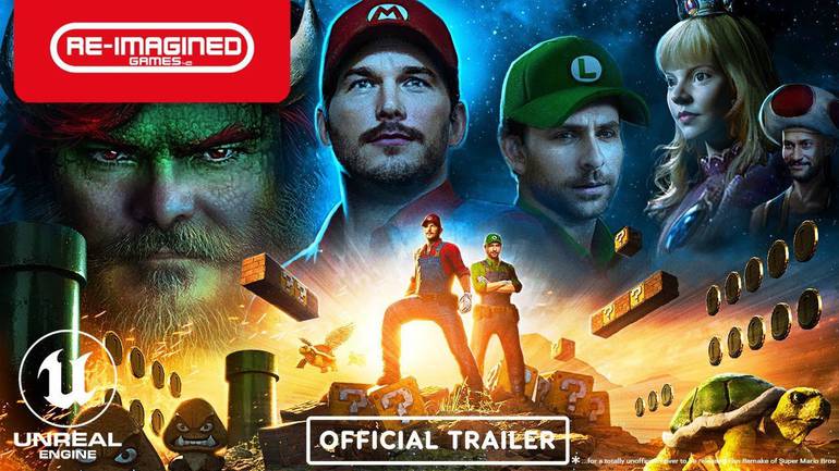 Super Mario Bros.: Artista recria pôster do filme no estilo