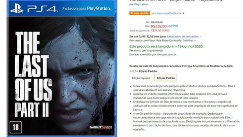 Sony inicia pré-venda de The Last of Us Part II com valores promocionais -  Canaltech