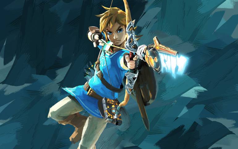Link em Zelda: Breath of the Wild.