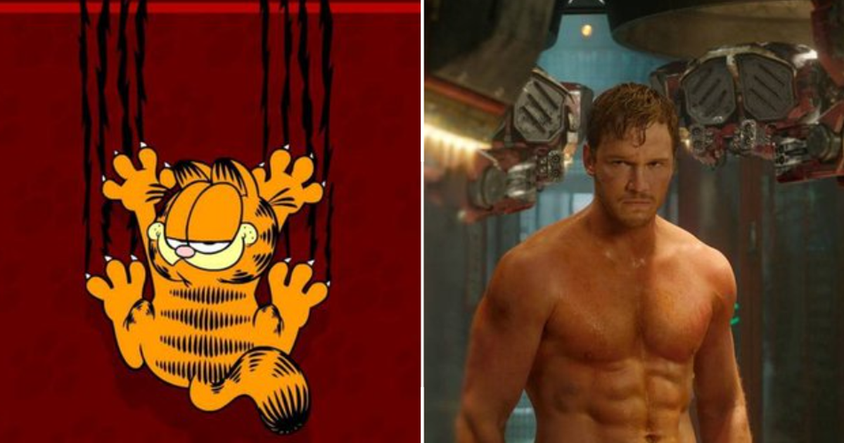 Filme do Gato Garfield Revela Chris Pratt como Dublador do Famoso