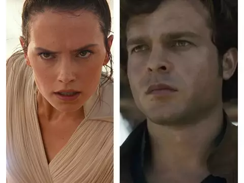 Daisy Ridley e Alden Ehrenreich/Divulgação