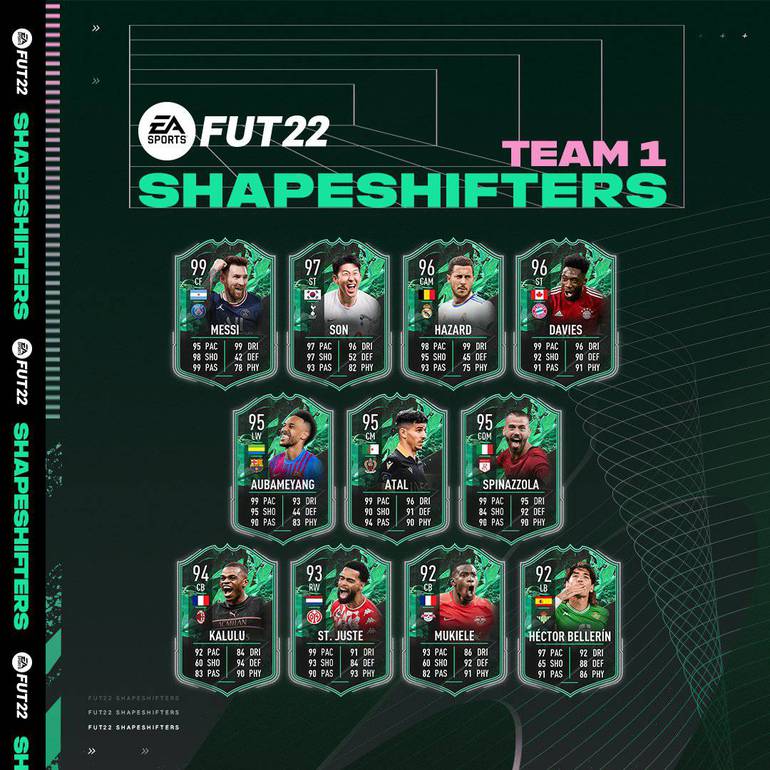 fifa 22 ea sports ultimate team shapeshifters lionel messi 99 de overall pelé