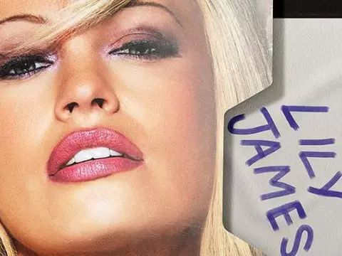 Detalhe do pôster de Pam & Tommy (Reprodução)